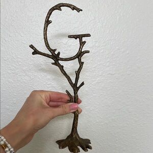 “G” Tree Branch Jewelry Holder
